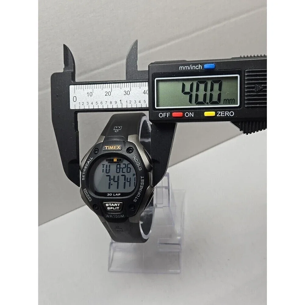 Timex Ironman Classic 30 Lap Watch 40mm Indiglo WR100M New Battery Quartz Mens